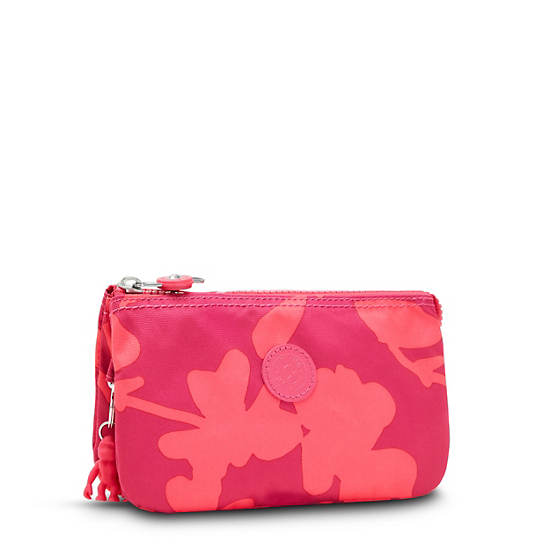 Pochettes Kipling Creativity Large Printed Rose | FR 1489JP